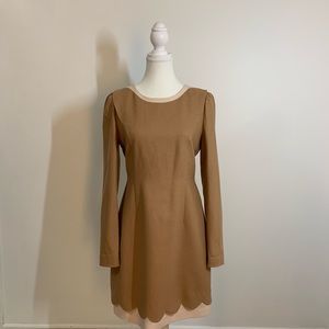 Long Sleeve Wool Spring Dress